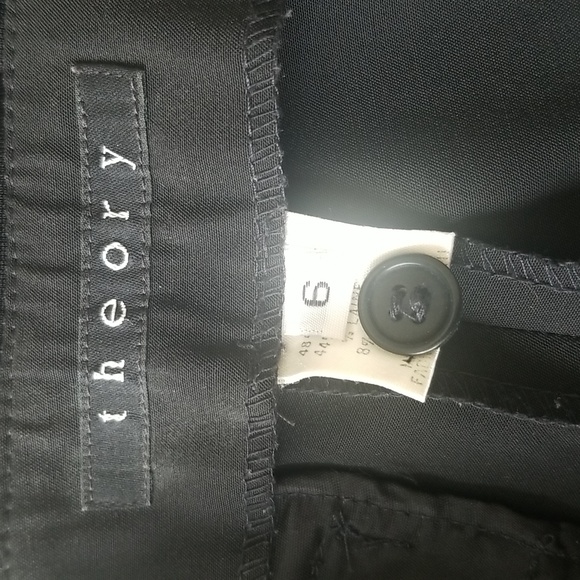 Theory Black Pants Size 6 - Picture 7 of 12